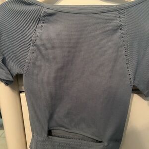 Free people movement cut it out short sleeve